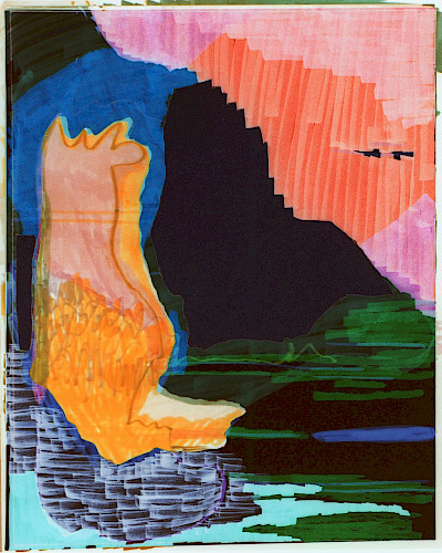 <i>Yonder</i>, 2021<br />
<em>Analoger C-Print vom Dia</em><br />
25 x 20 cm